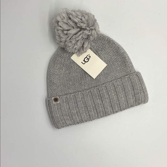 UGG Australian Knit Pom Wool Blended Beanie Hat main image 6